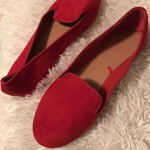 Forever 21 women's size 7 cherry red loafers